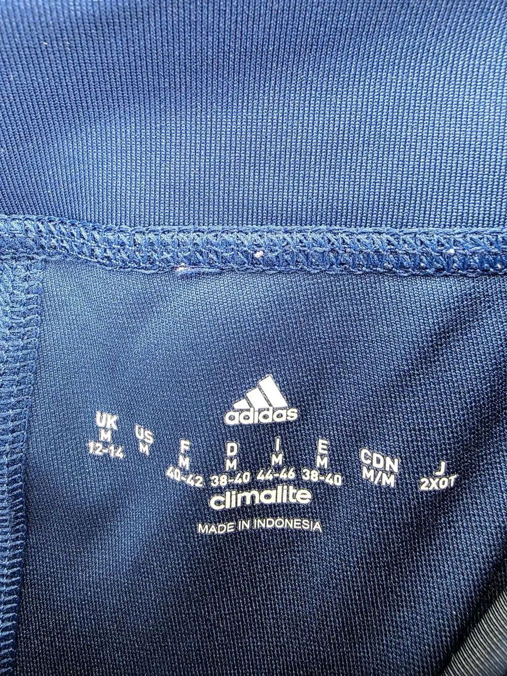 Adidas Leggings Mens M Blue Supernova Compression 3/4 Running Climalite Gym